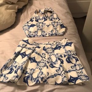 Two piece summer outfit